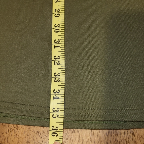 Dark green tank dress with pockets - Picture 5 of 7